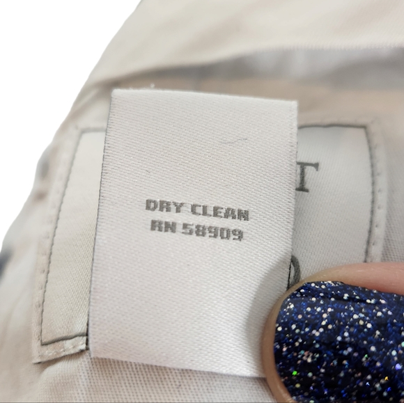 BAIRD McNUTT Linen Pants Mens 40 x 36 Blue Murano Alex Fit Flat Front Slim Fit - Picture 10 of 11